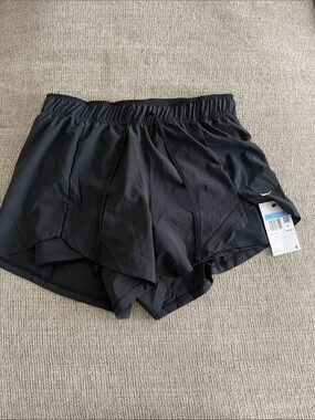 Nike Black Women's Layered Running Shorts